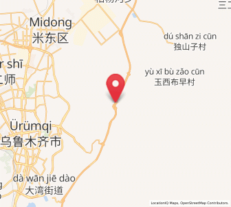 Map of Lucaogou, Xinjiang