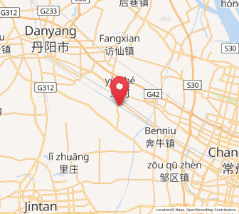 Map of Lücheng, Jiangsu