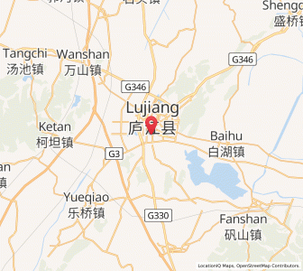 Map of Lucheng, Anhui