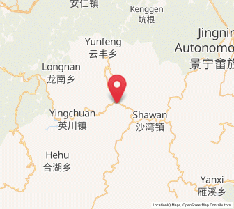 Map of Luci, Zhejiang