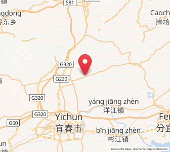 Map of Lucun, Jiangxi