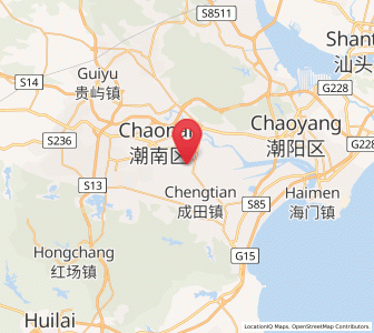 Map of Lugang, Guangdong