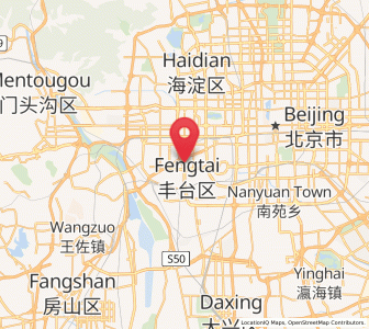 Map of Lugouqiao, Beijing