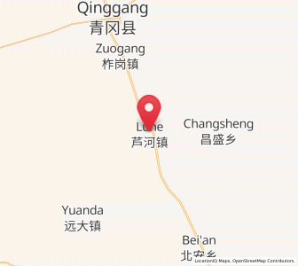 Map of Luhe, Heilongjiang