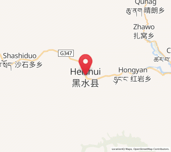Map of Luhua, Sichuan