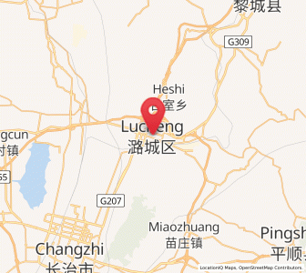 Map of Luhua, Shanxi