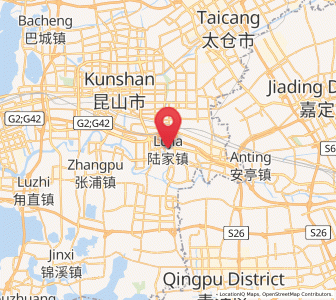 Map of Lujia, Jiangsu