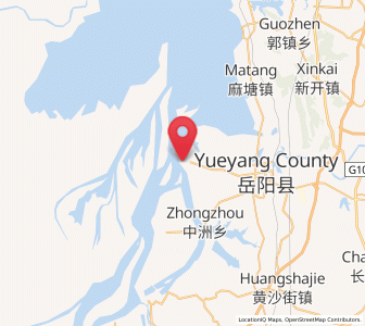 Map of Lujiao, Hunan