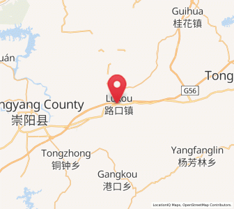 Map of Lukou, Hubei