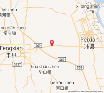 Map of Lulou, Jiangsu