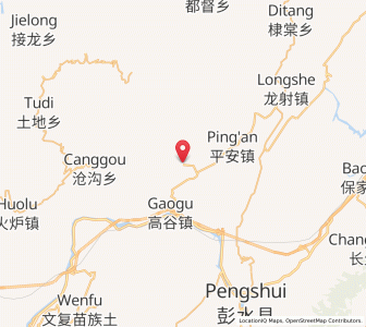 Map of Luming, Chongqing