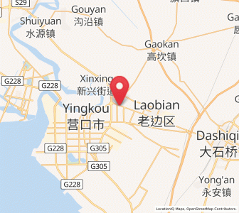 Map of Lunan, Liaoning
