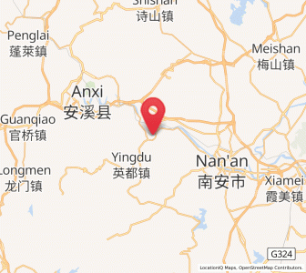Map of Luncang, Fujian