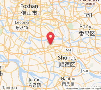 Map of Lunjiao, Guangdong