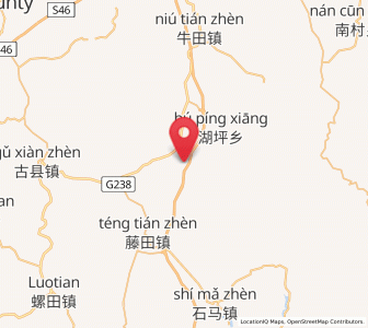 Map of Luobei, Jiangxi