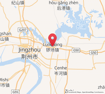 Map of Luochang, Hubei