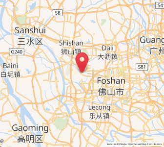 Map of Luocun, Guangdong