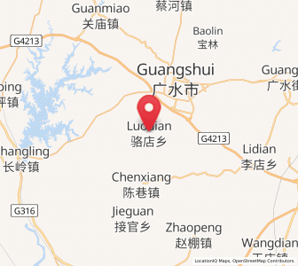 Map of Luodian, Hubei