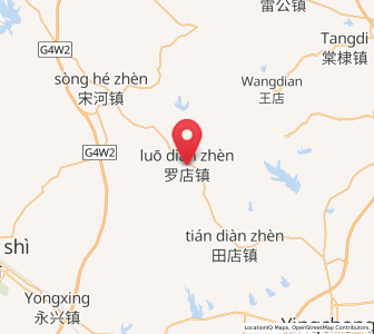 Map of Luodian, Hubei