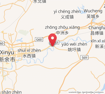Map of Luofang, Jiangxi