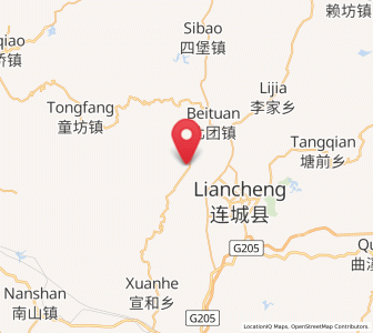 Map of Luofang, Fujian
