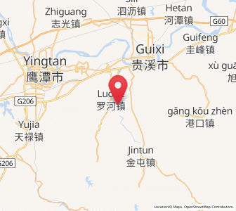 Map of Luohe, Jiangxi