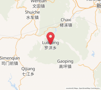 Map of Luohong, Hunan