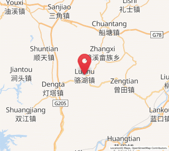Map of Luohu, Guangdong