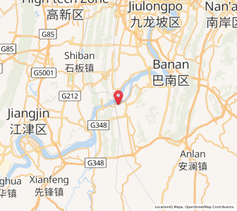 Map of Luohuang, Chongqing