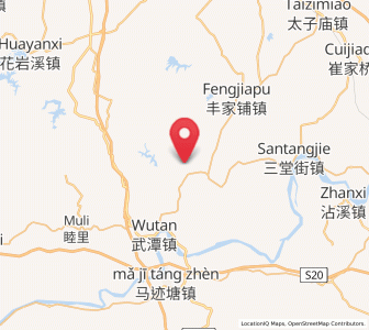 Map of Luojiaping, Hunan