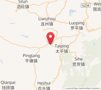 Map of Luojing, Guangdong