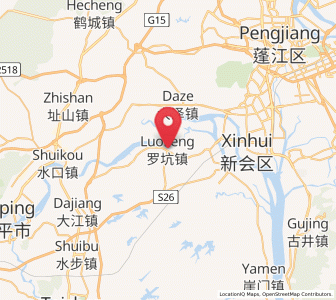 Map of Luokeng, Guangdong