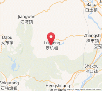 Map of Luokeng, Guangdong