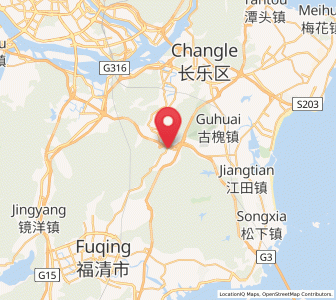 Map of Luolian, Fujian