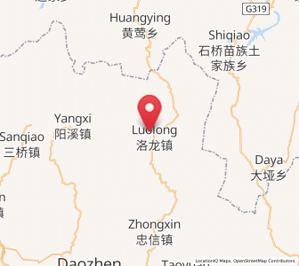 Map of Luolong, Guizhou