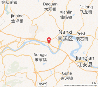 Map of Luolong, Sichuan