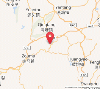 Map of Luolun, Guangxi