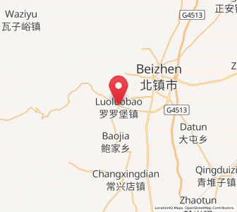 Map of Luoluopu, Liaoning