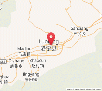 Map of Luoning Chengguanzhen, Henan