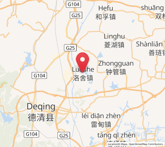 Map of Luoshe, Zhejiang