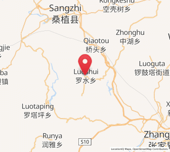 Map of Luoshui, Hunan