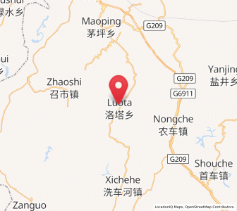 Map of Luotache, Hunan