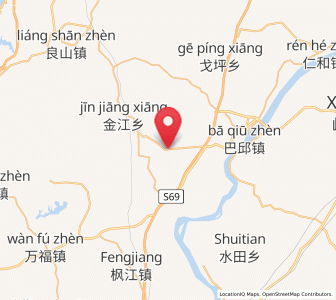Map of Luotian, Jiangxi