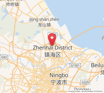 Map of Luotuo, Zhejiang