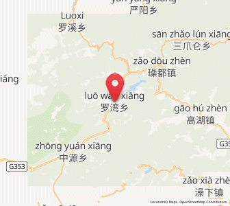 Map of Luowan, Jiangxi
