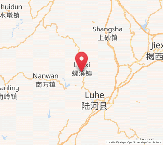 Map of Luoxi, Guangdong