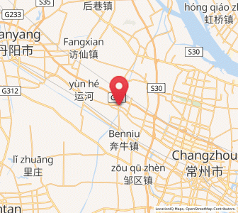 Map of Luoxi, Jiangsu
