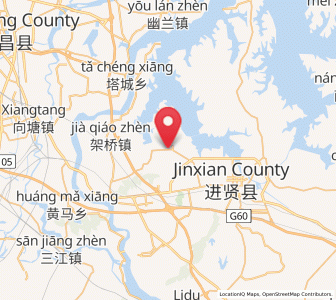 Map of Luoxi, Jiangxi