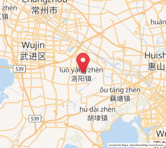 Map of Luoyang, Jiangsu
