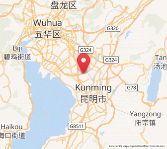 Map of Luoyang, Yunnan